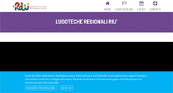 Desktop Screenshot of ludotecariu.it